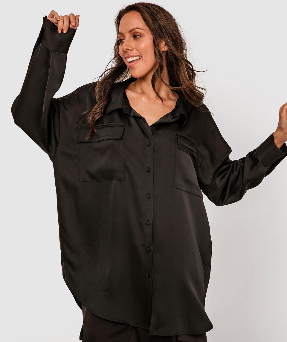 Tina Sleepshirt - Black