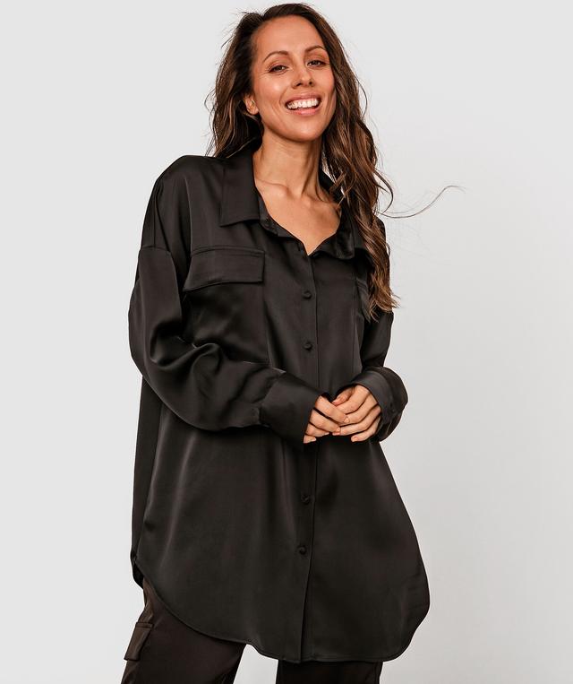 Tina Sleepshirt - Black