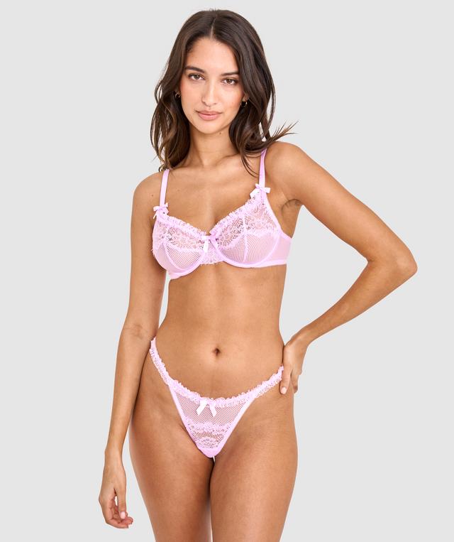 Too Cute Underwire Bra - Pink