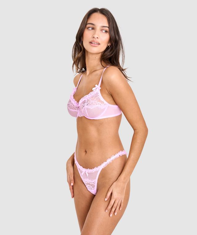 Too Cute Underwire Bra - Pink