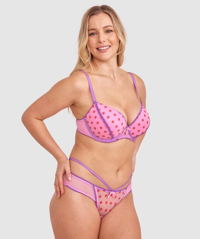 Twiggy Push Up Bra - Pink