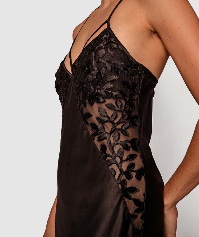 Twilight Lace Slip - Black