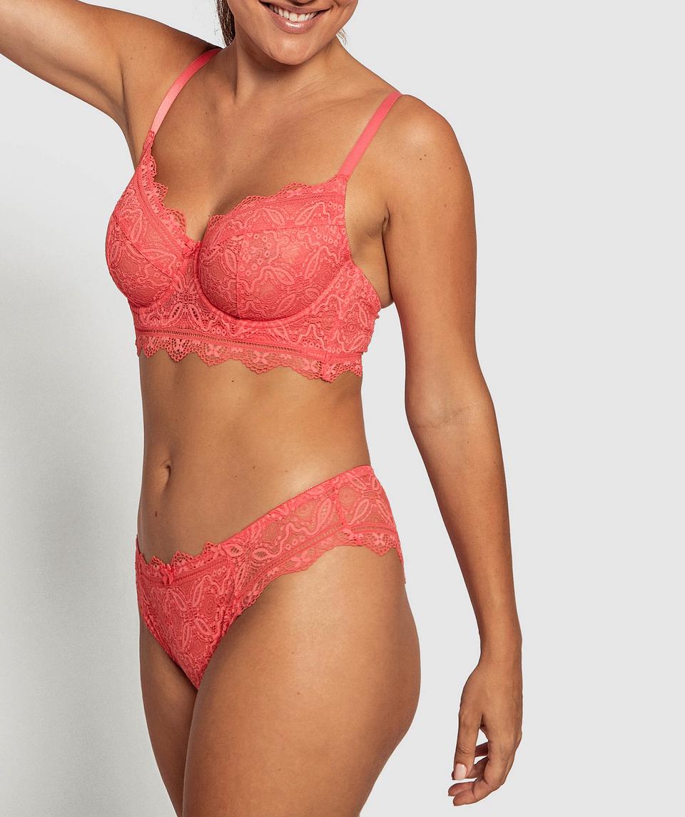 Vale Brazilian Knicker -Light Coral
