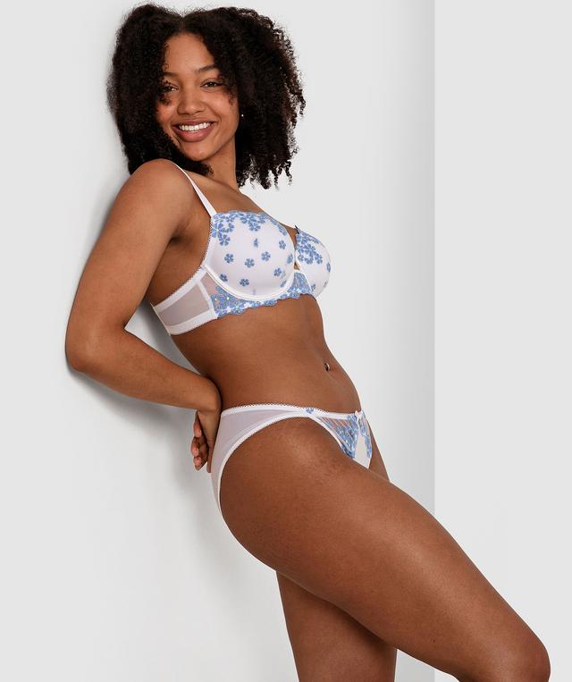 Valerie Brazilian Knicker - White
