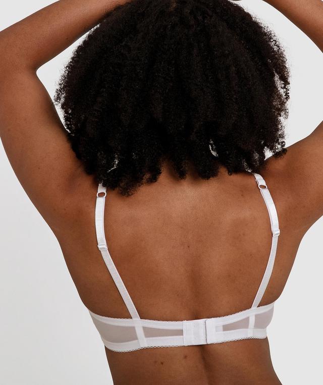 Valerie Full Cup Balconette Bra - White