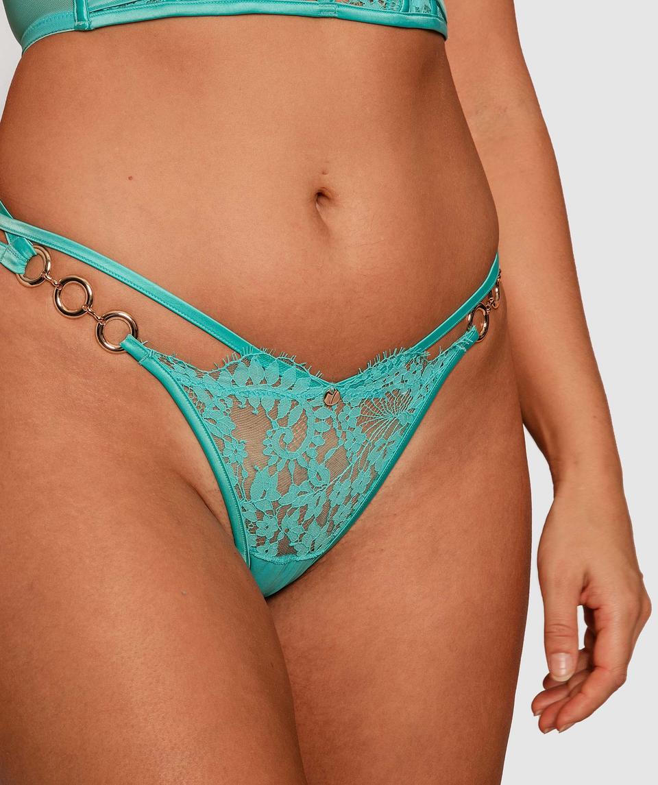 Vamp A Love Affair V String Knicker - Aqua