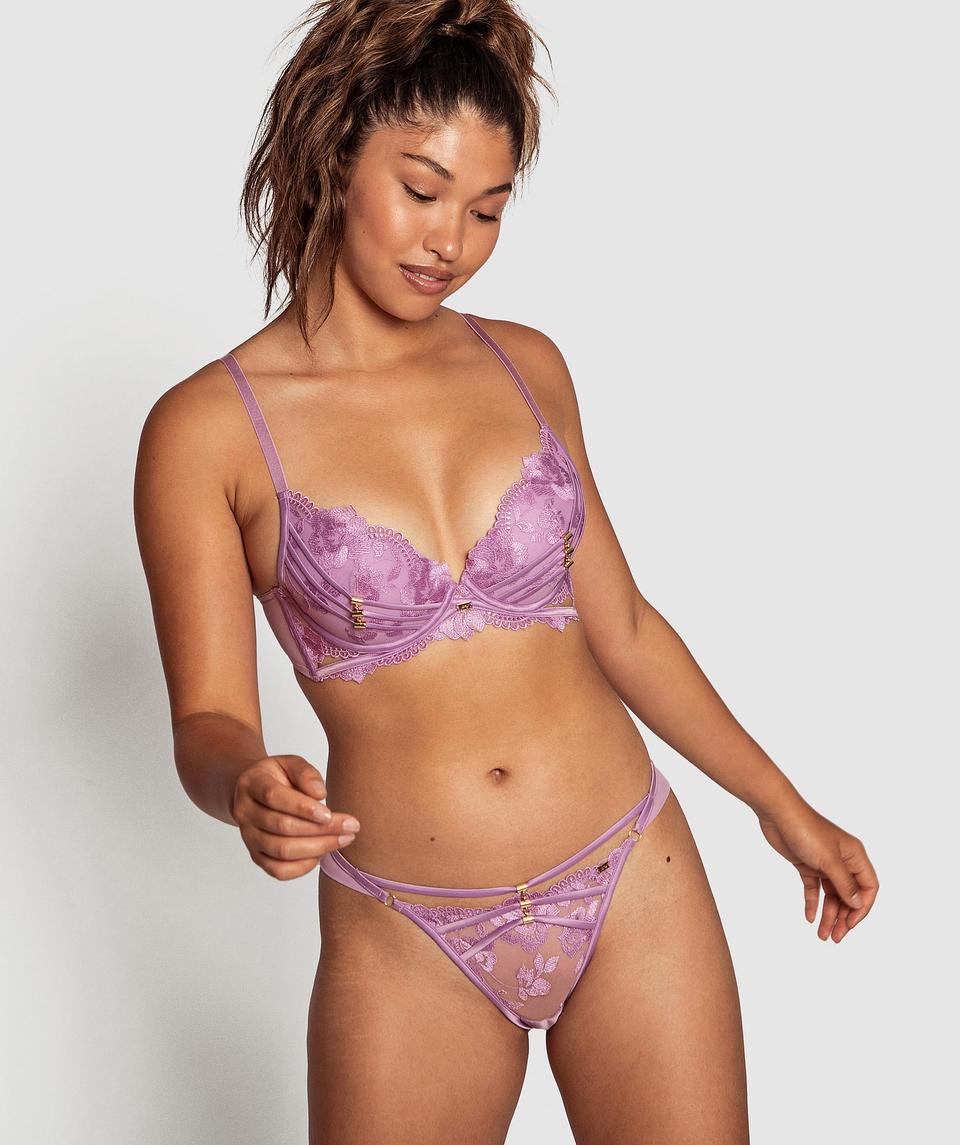 Vamp After The Storm Brazilian Knicker - Lilac