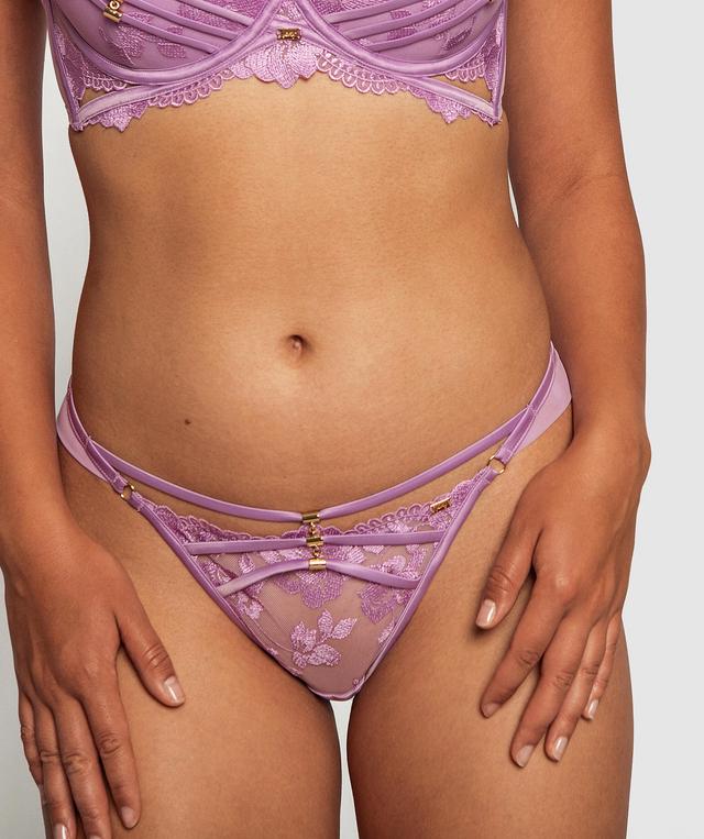 Vamp After The Storm Brazilian Knicker - Lilac