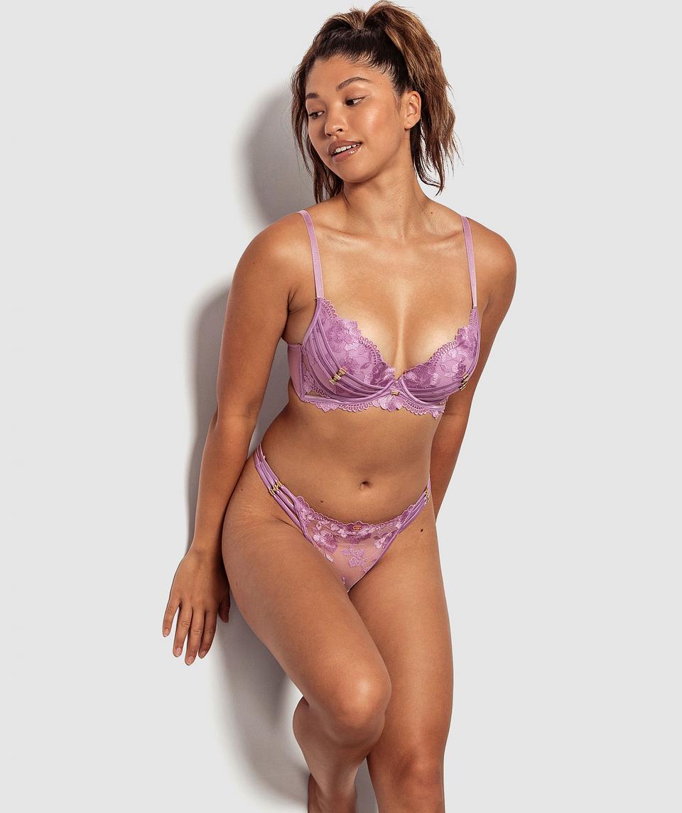 Vamp After The Storm Push Up Bra- Lilac
