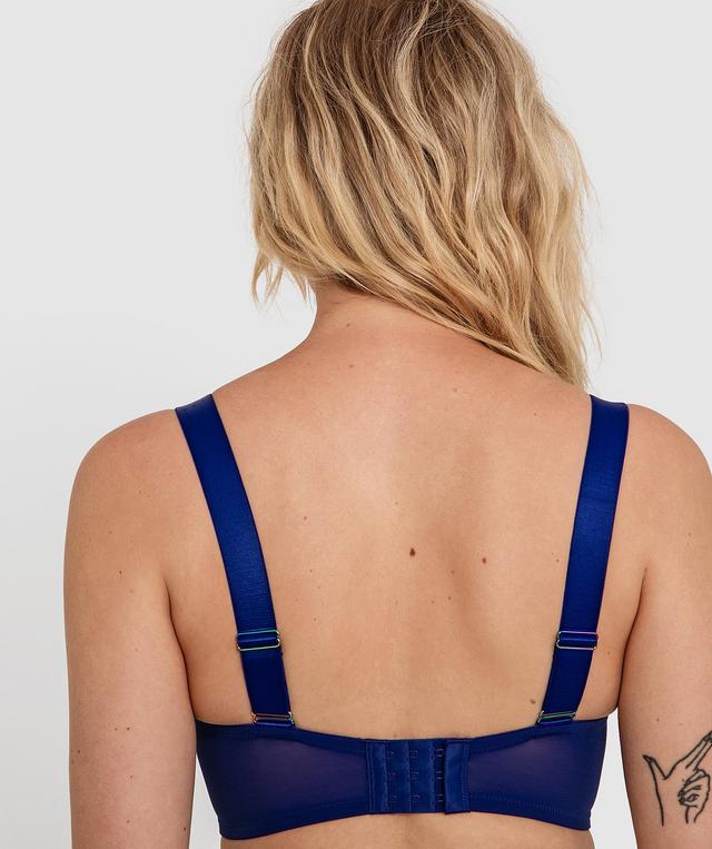 Vamp Back For More Push Up Bra - Navy
