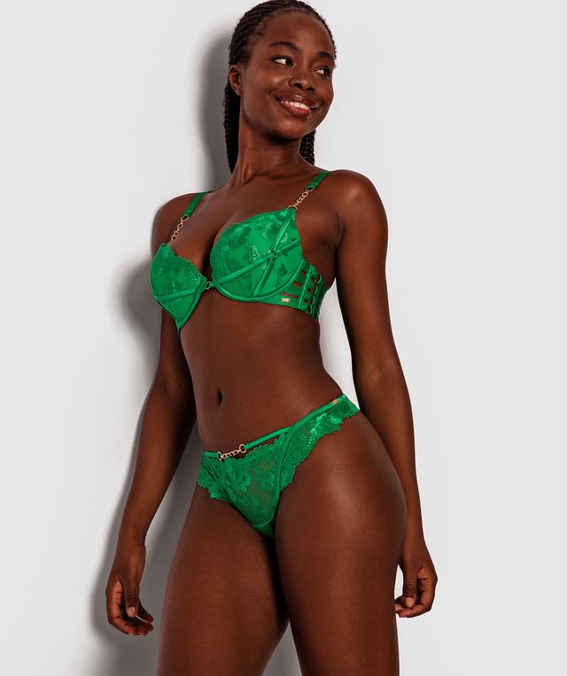 Vamp Chain Reaction Brazilian Knicker - Green