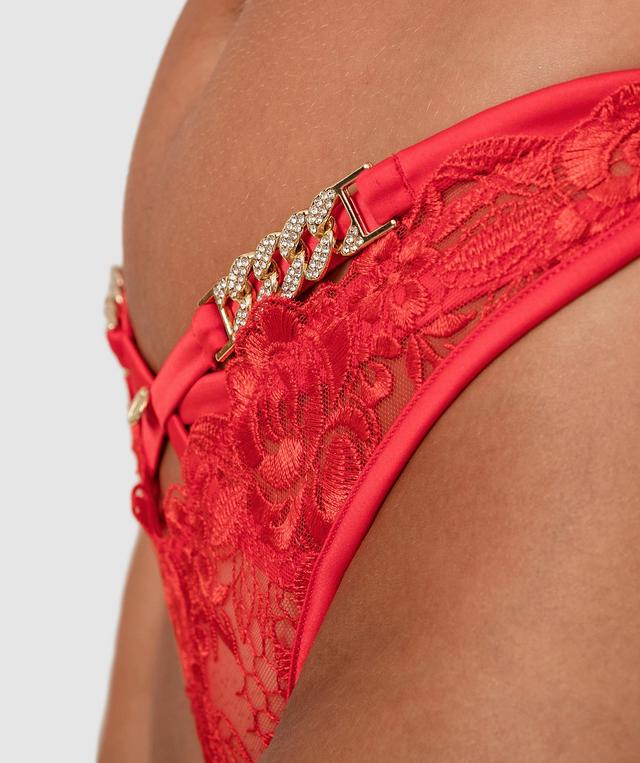 Vamp Diamonds Not Roses V String - Light Red