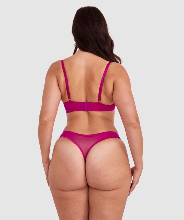 Vamp Dolce Full Cup Underwire Bra - Pink