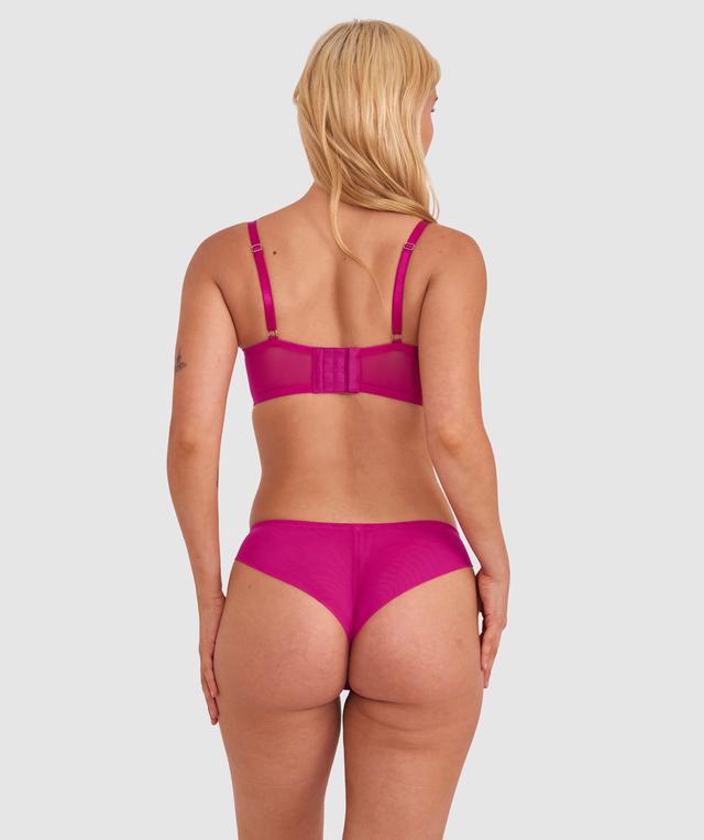Vamp Dolce Push Up Longline Bra - Pink