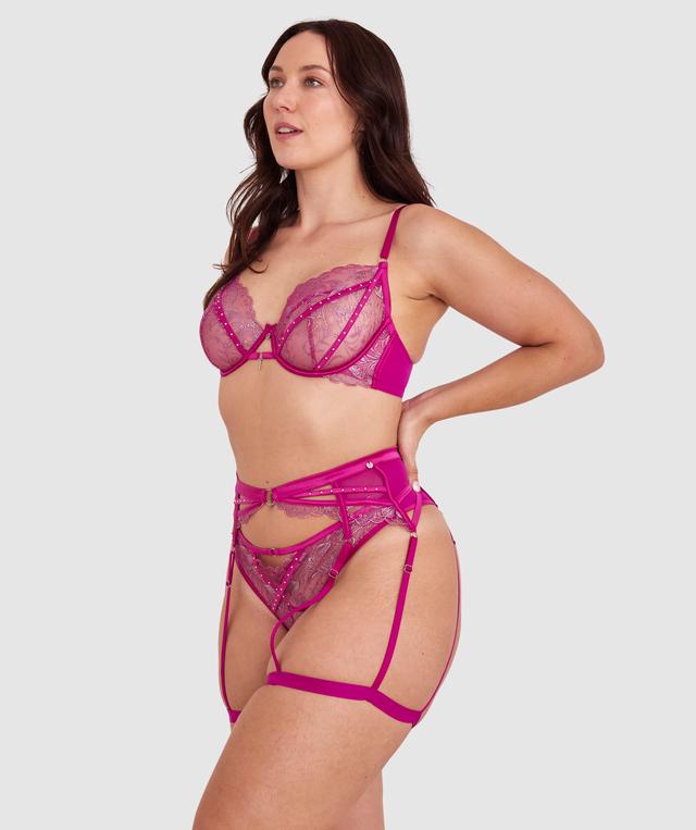 Vamp Dolce Suspender - Pink