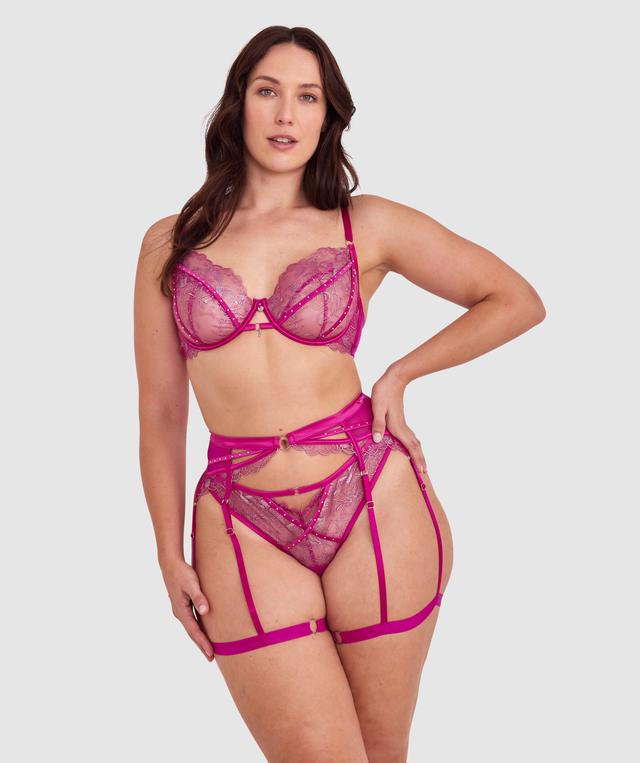Vamp Dolce Suspender - Pink