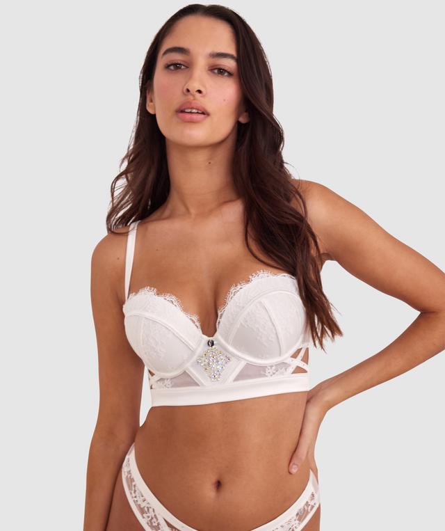Vamp Dream Believer Strapless Push Up Bra - Ivory