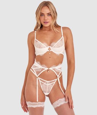 Vamp Eternity Suspender - Ivory (IVORY)