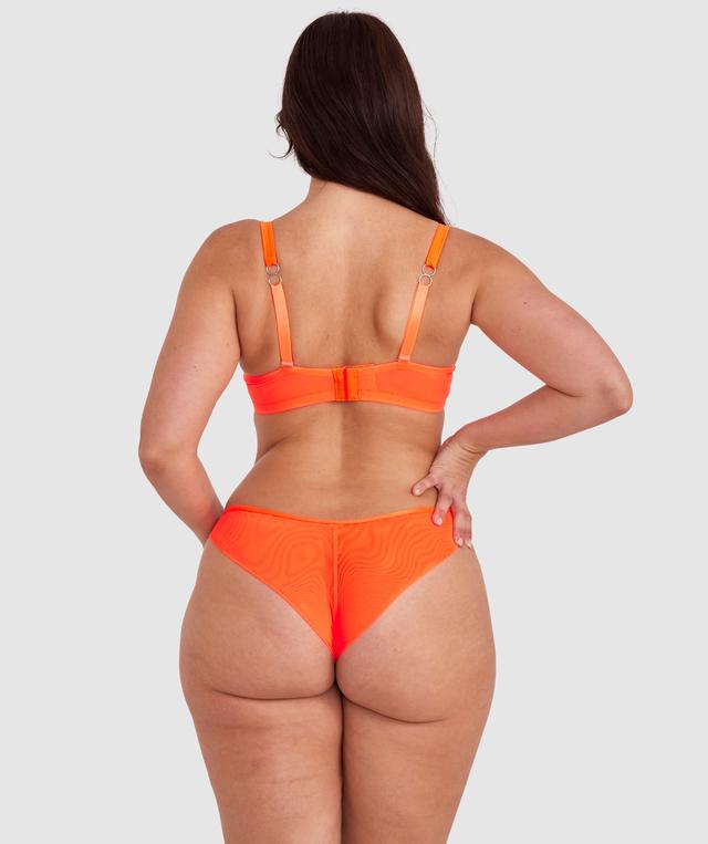 Vamp Flaming Hearts Underwire Bra - Orange