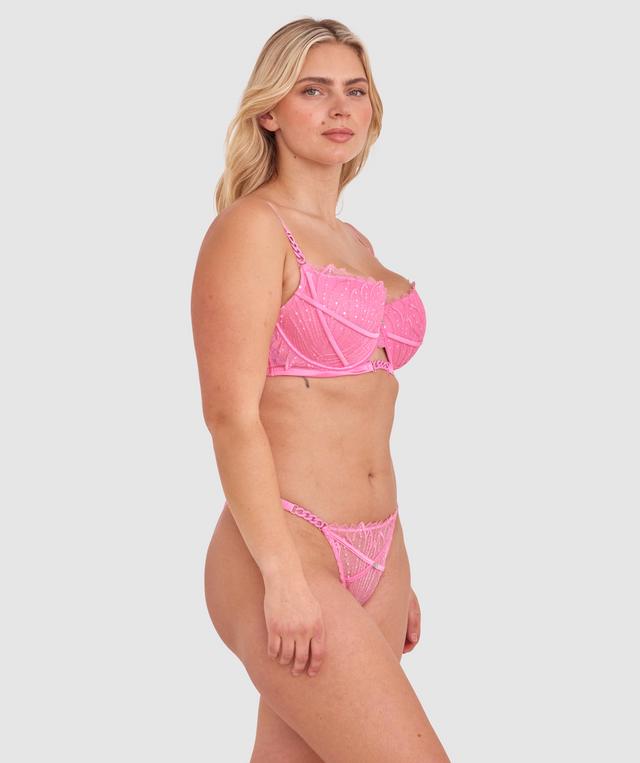 Vamp Flossy Brazilian Knicker - Pink