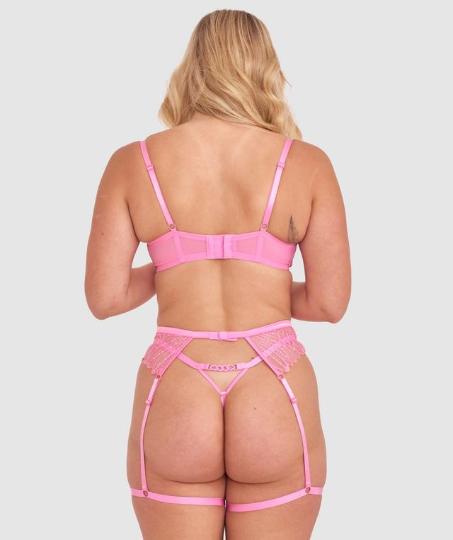 Vamp Flossy Suspender - Pink