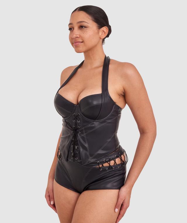 Vamp Flustered Corset - Dark Grey