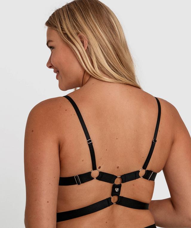 Vamp Glow Getter Bralette - Black