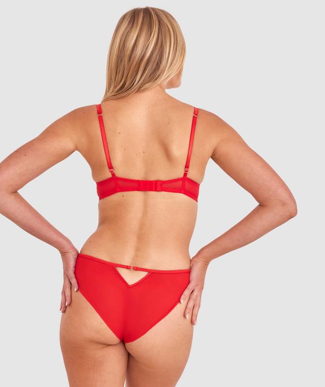 Vamp Heatwave Push Up Bra - Dark Red