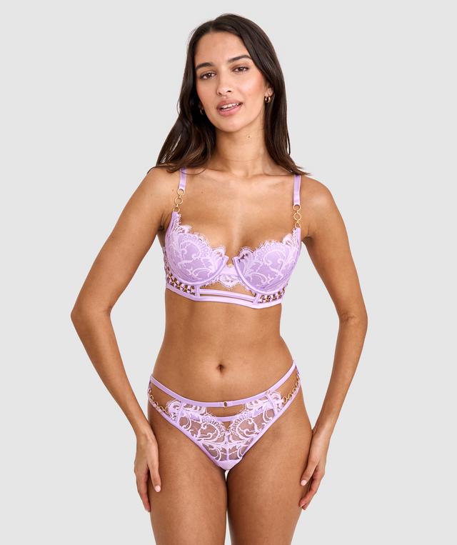 Vamp Hola Mamacita Brazilian Knicker - Purple