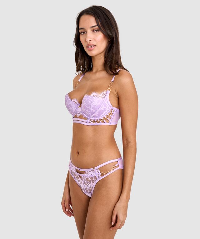 Vamp Hola Mamacita Brazilian Knicker - Purple