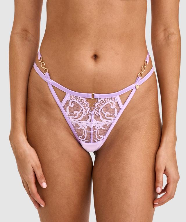 Vamp Hola Mamacita G String - Purple