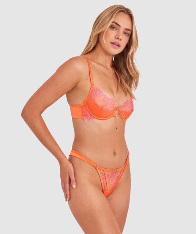 Vamp It's Giving G String - Light Coral