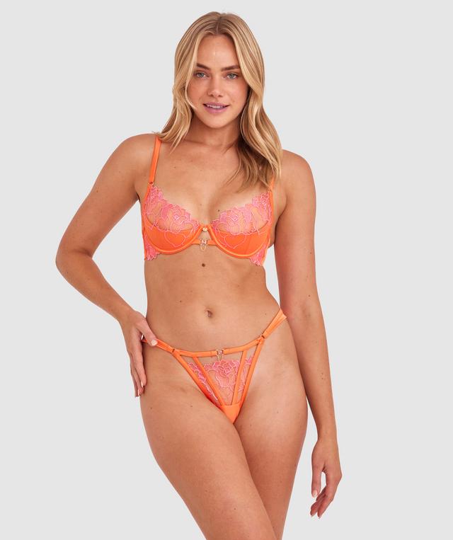 Vamp It's Giving G String - Light Coral