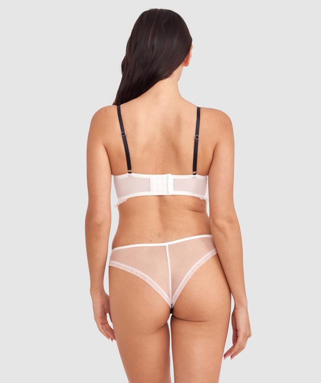 Vamp Joke's On You High Leg Brazilian Knicker - Black