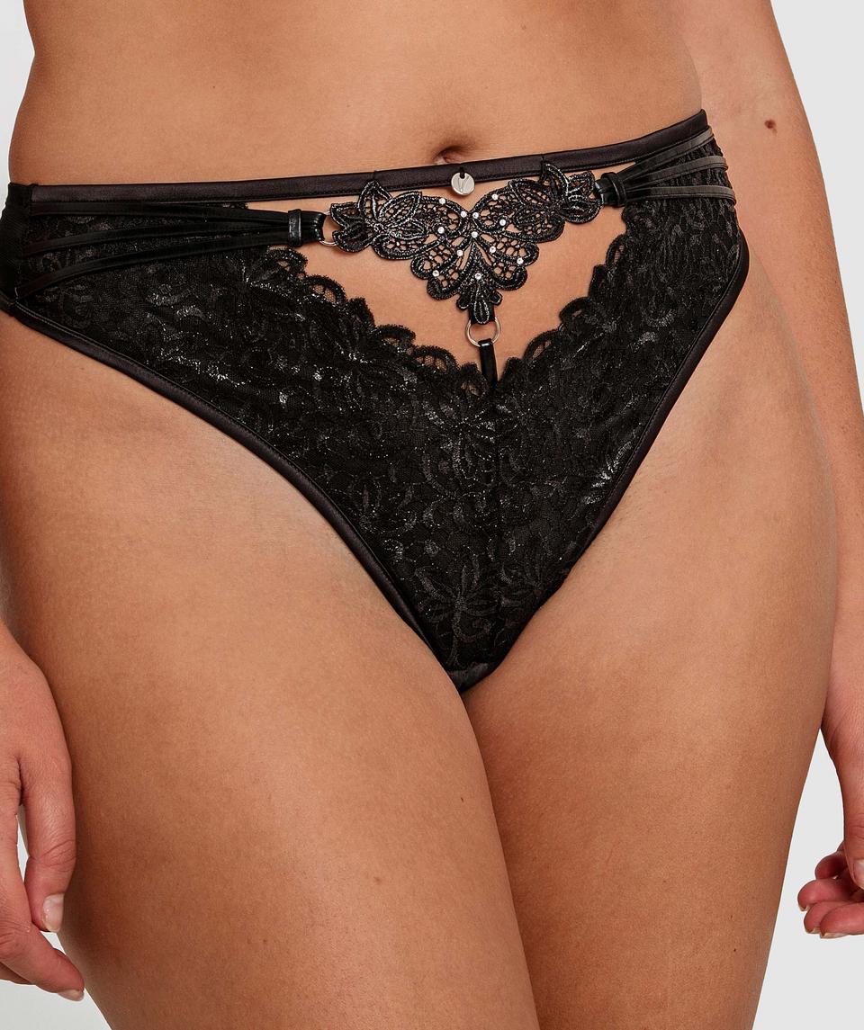 Vamp Midnight Minerva High Waist Knicker - Black