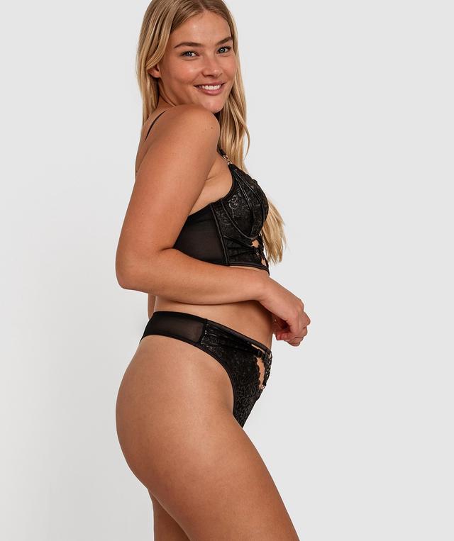 Vamp Midnight Minerva High Waist Knicker - Black