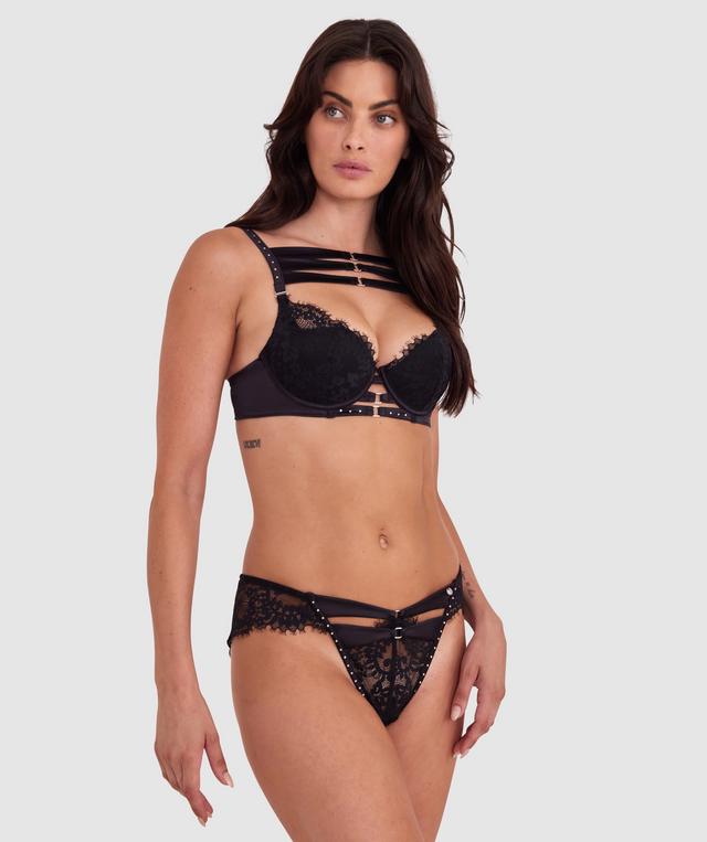 Vamp Moonlight In Monaco Brazilian Knicker - Black