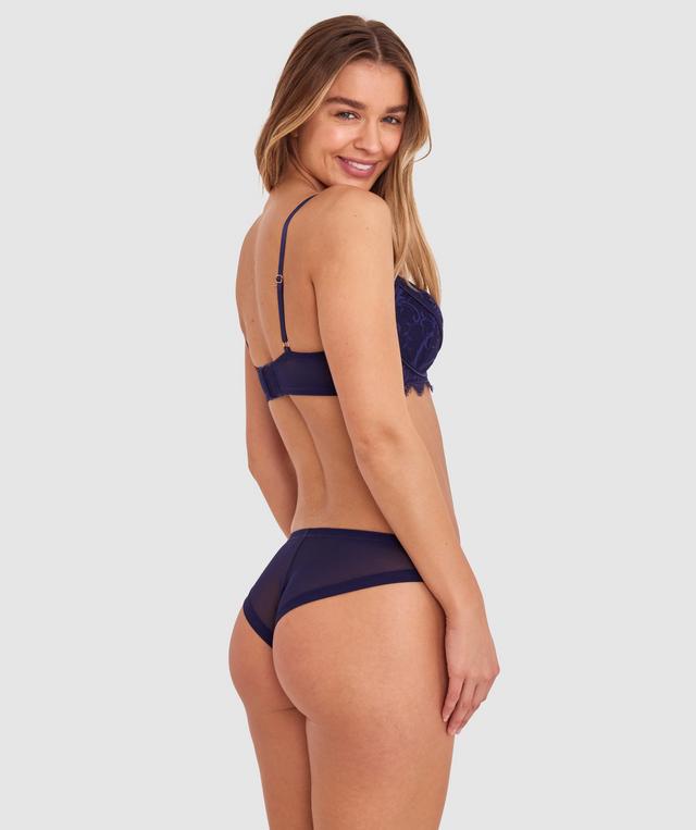 Vamp One Night Only Brazilian Knicker - Navy