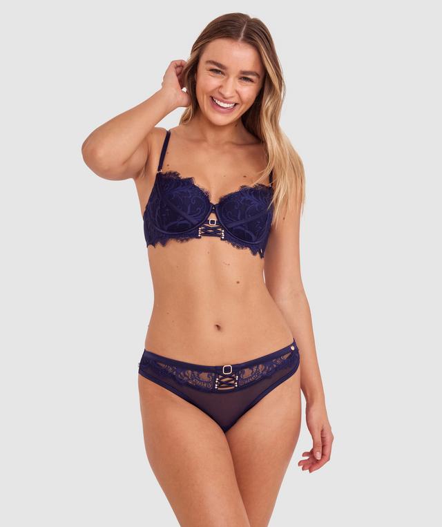 Vamp One Night Only Brazilian Knicker - Navy