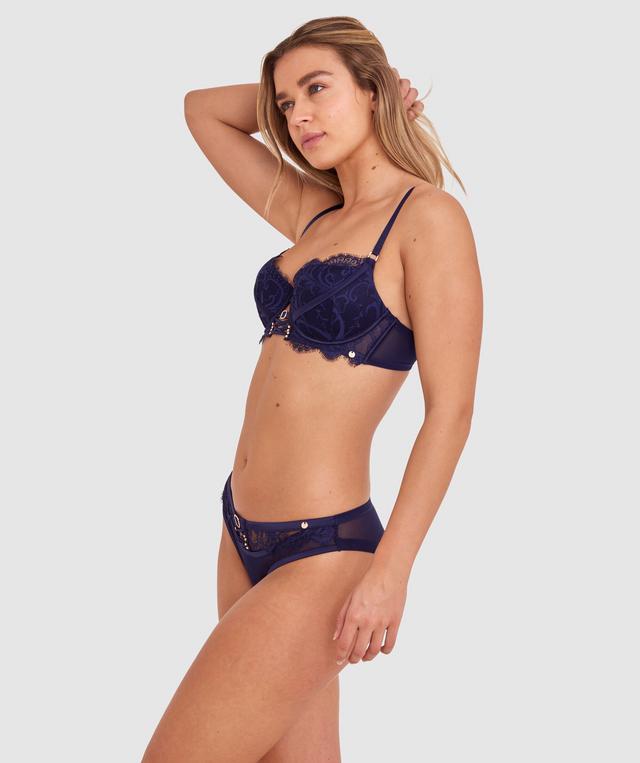 Vamp One Night Only Double Push Up Bra - Navy