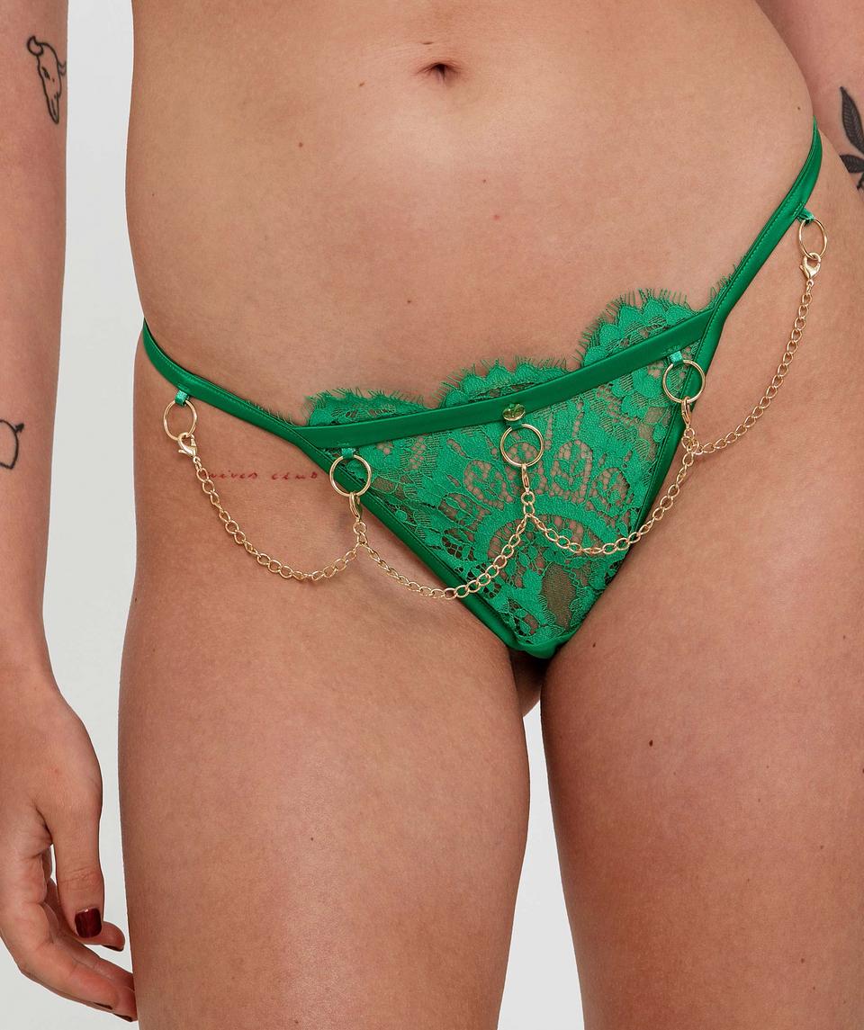 Vamp Paradise Hotel V String - Green