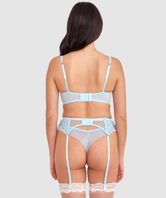 Vamp Promise Me Suspender - Pale Blue