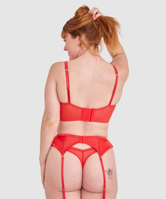 Vamp Ride Or Die Suspender - Red