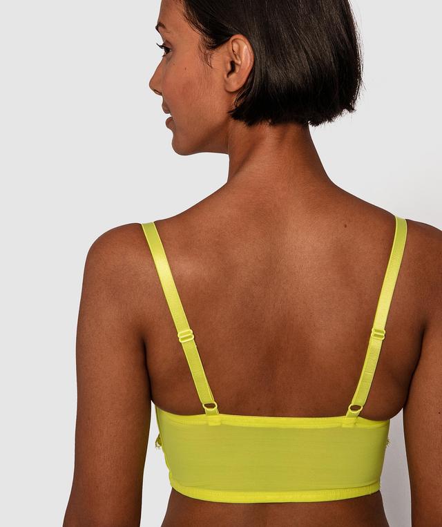 Vamp Rise and Shine Push Up Bra - Chartreuse