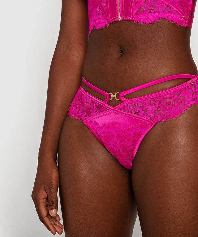 Vamp Run The Show Brazilian Knicker - Magenta
