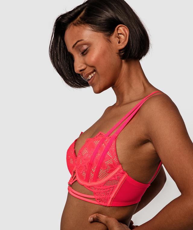 Vamp Sasha Push Up Bra - Hot Pink