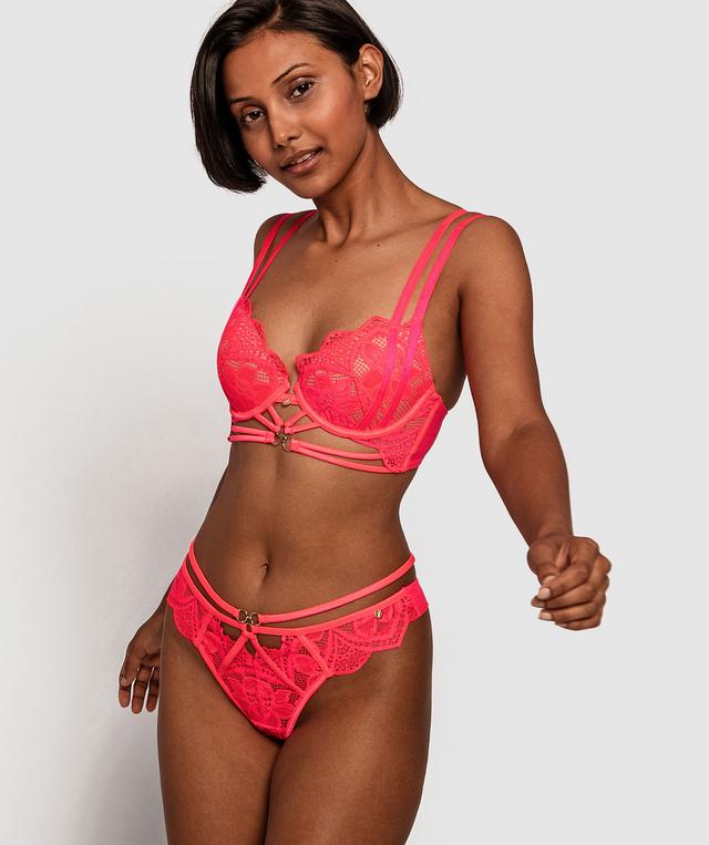 Vamp Sasha Push Up Bra - Hot Pink