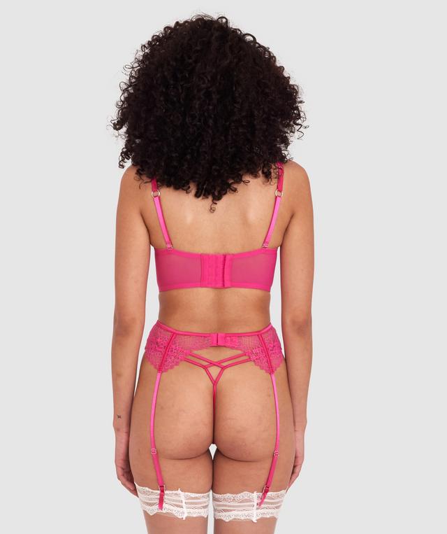 Vamp Seduce Suspender - Pink
