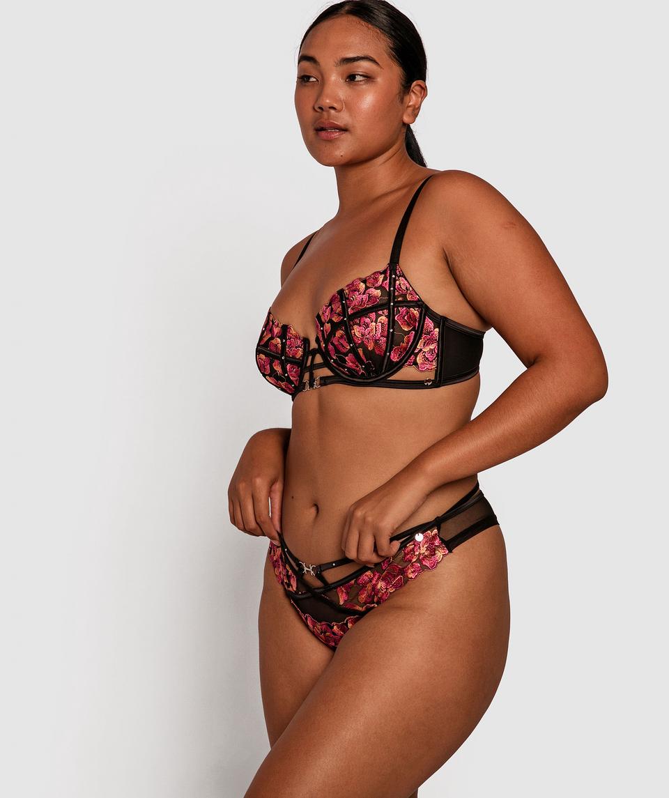 Vamp Self Love Underwire Bra - Black