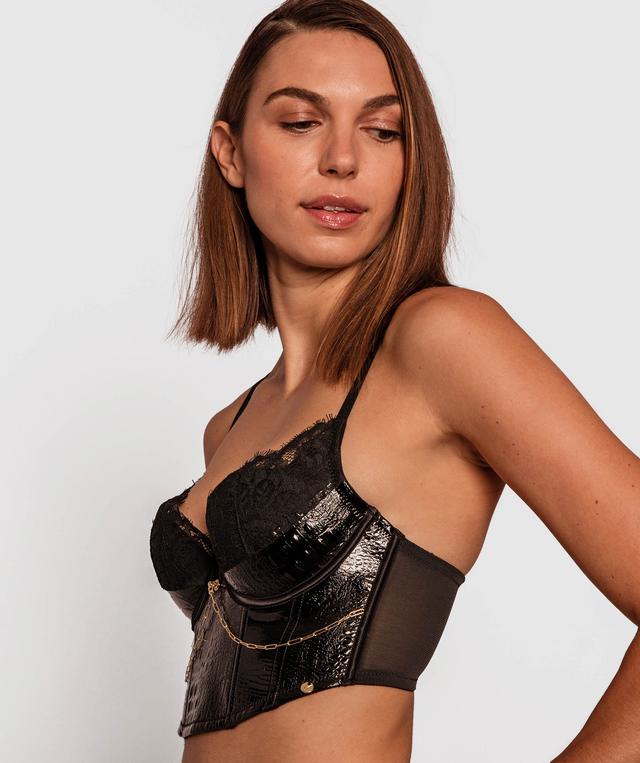 Vamp Serpentine Push Up Bra - Black